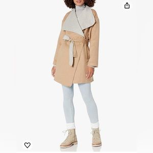 Daily Ritual XS Tan Short Coat